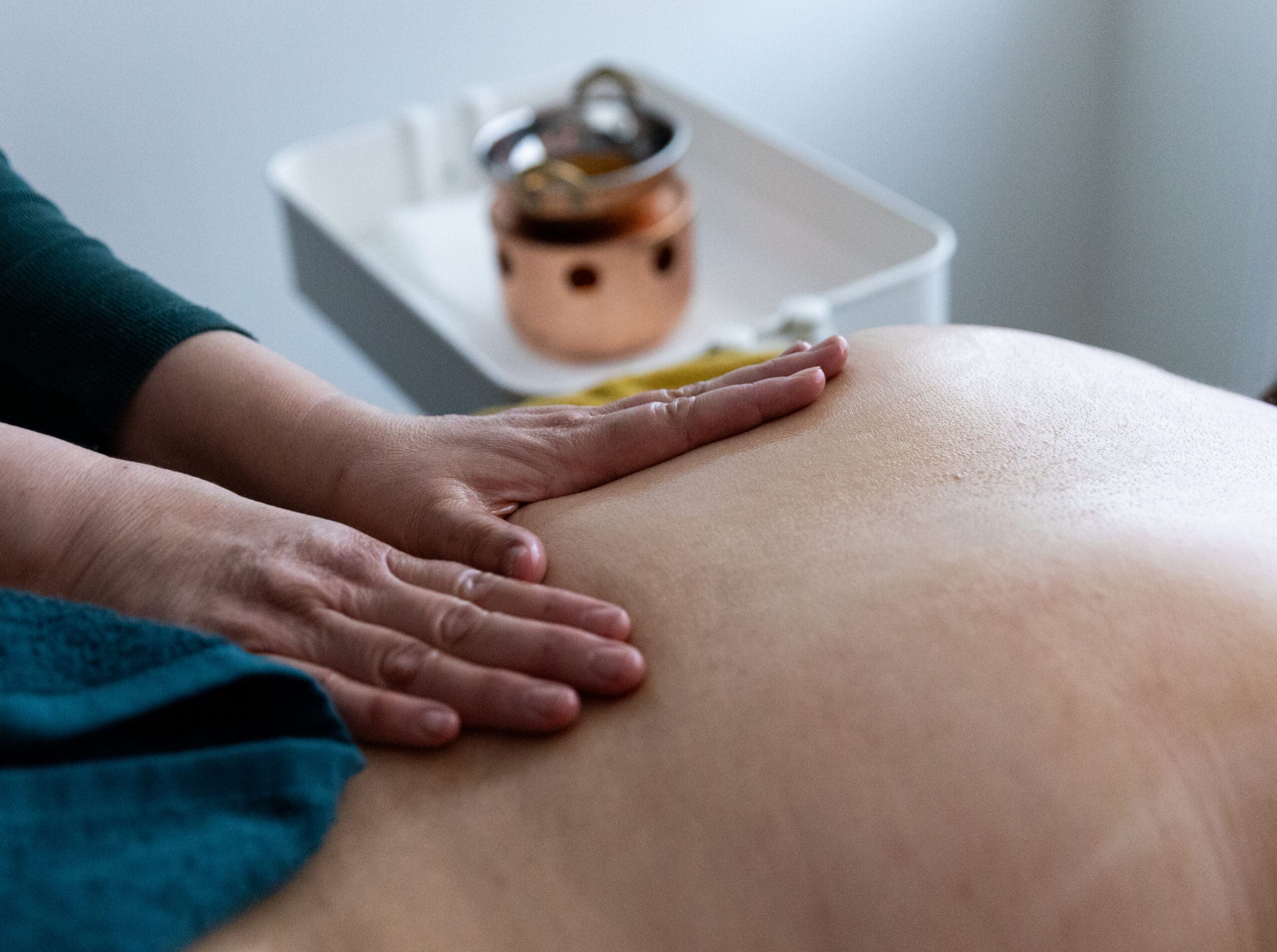 Ayurvedische rugmassage